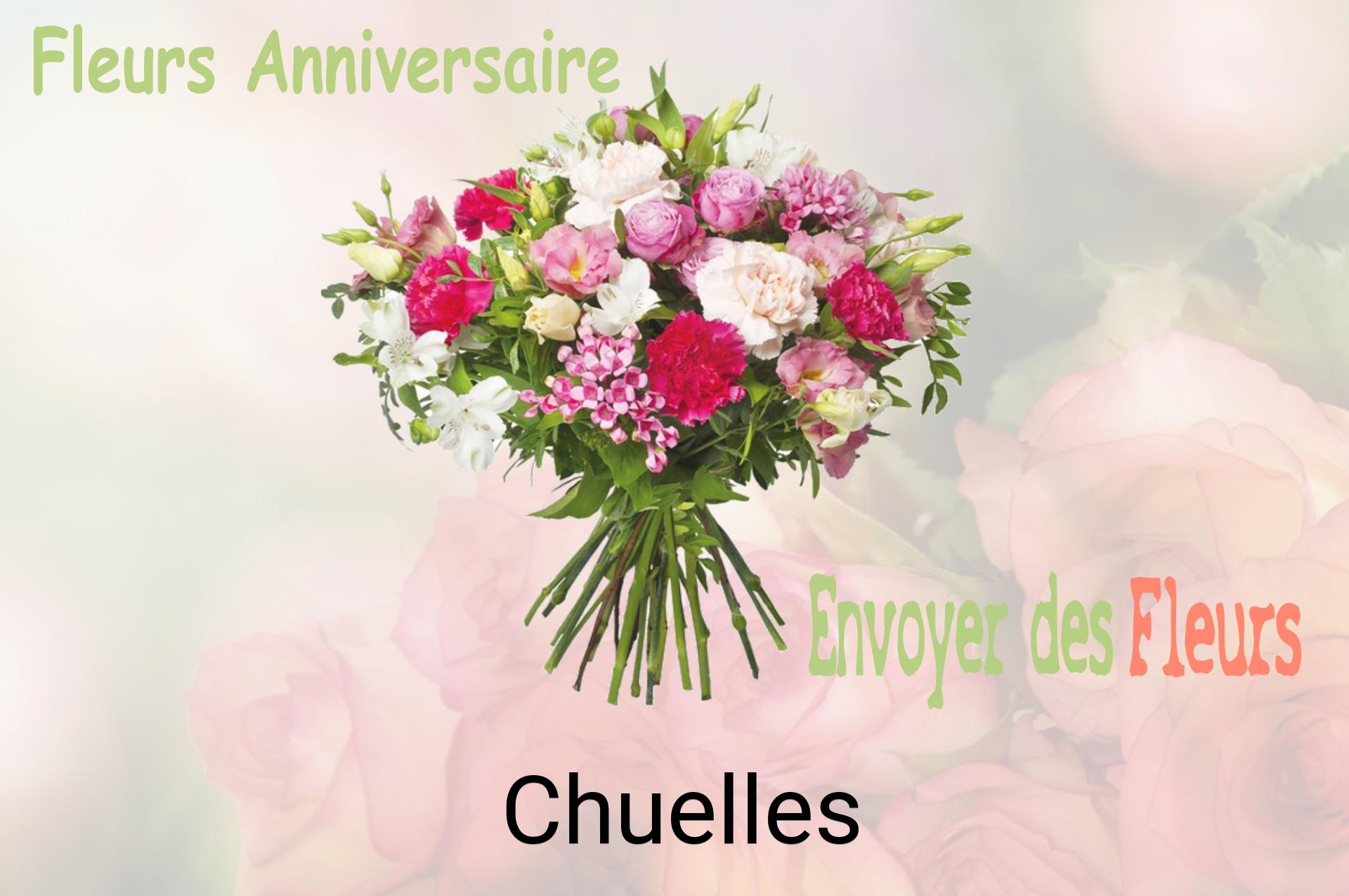 Bouquet de fleurs d’anniversaire livré à Chuelles